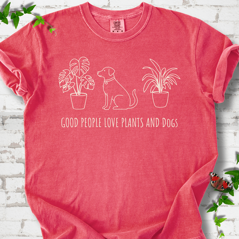 Plants and Dogs T-Shirt