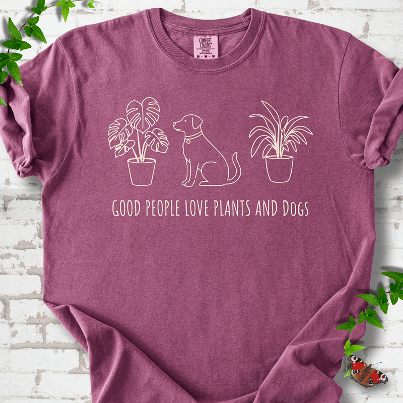 Plants and Dogs T-Shirt