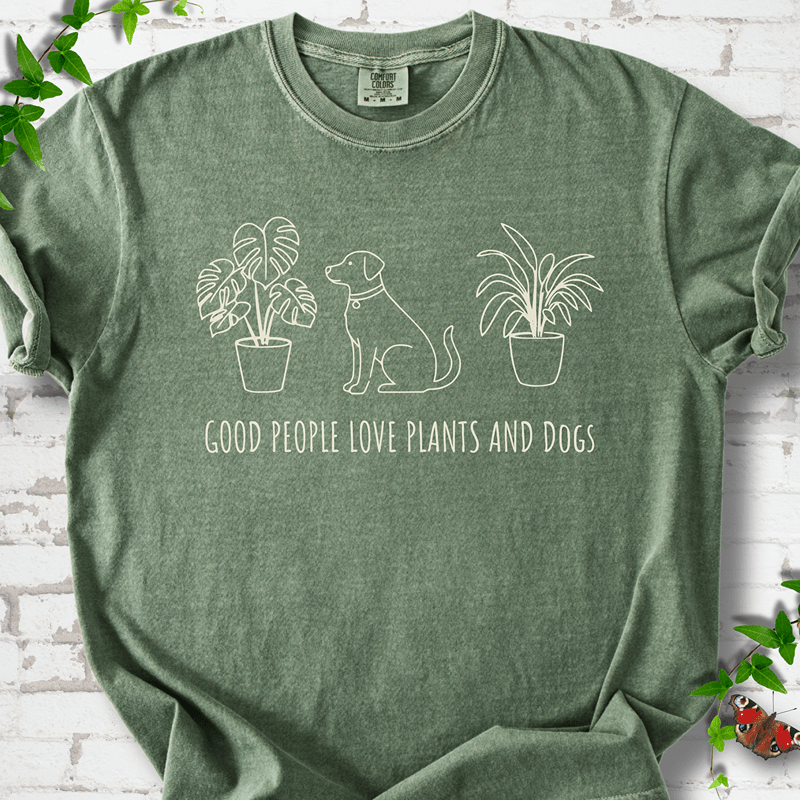 Plants and Dogs T-Shirt