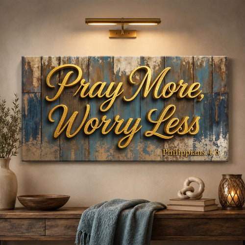 Pray More, Worry Less – Philippians 4:6