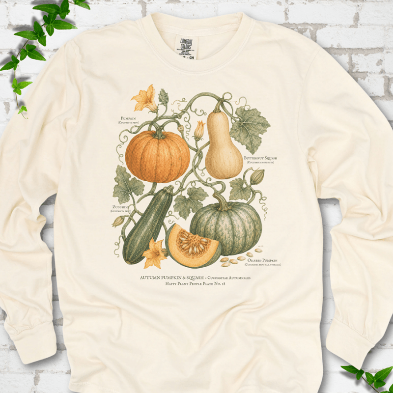 Pumpkin & Squash Botanical LS T-Shirt