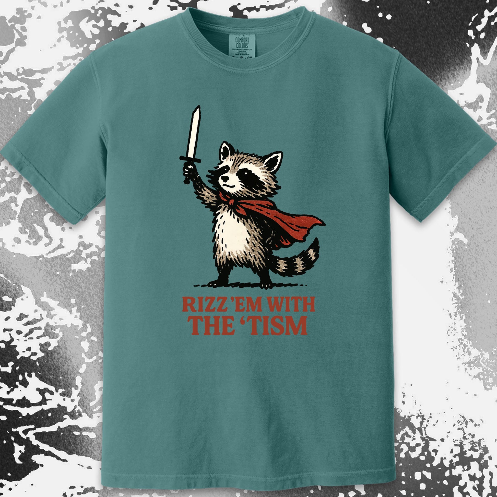 Raccoon Rizz Em With The Tism, funny meme tee gift (view 13)