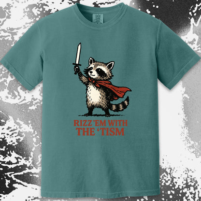 Raccoon Rizz Em With The Tism, funny meme tee gift (view 13)
