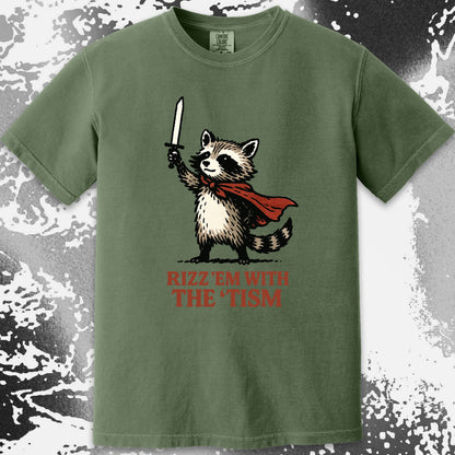 Raccoon Rizz Em With The Tism, funny meme tee gift (view 14)