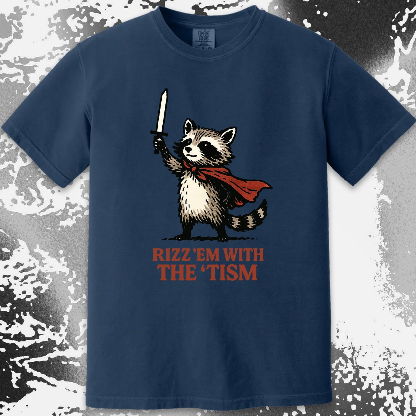 Raccoon Rizz Em With The Tism, funny meme tee gift (view 15)