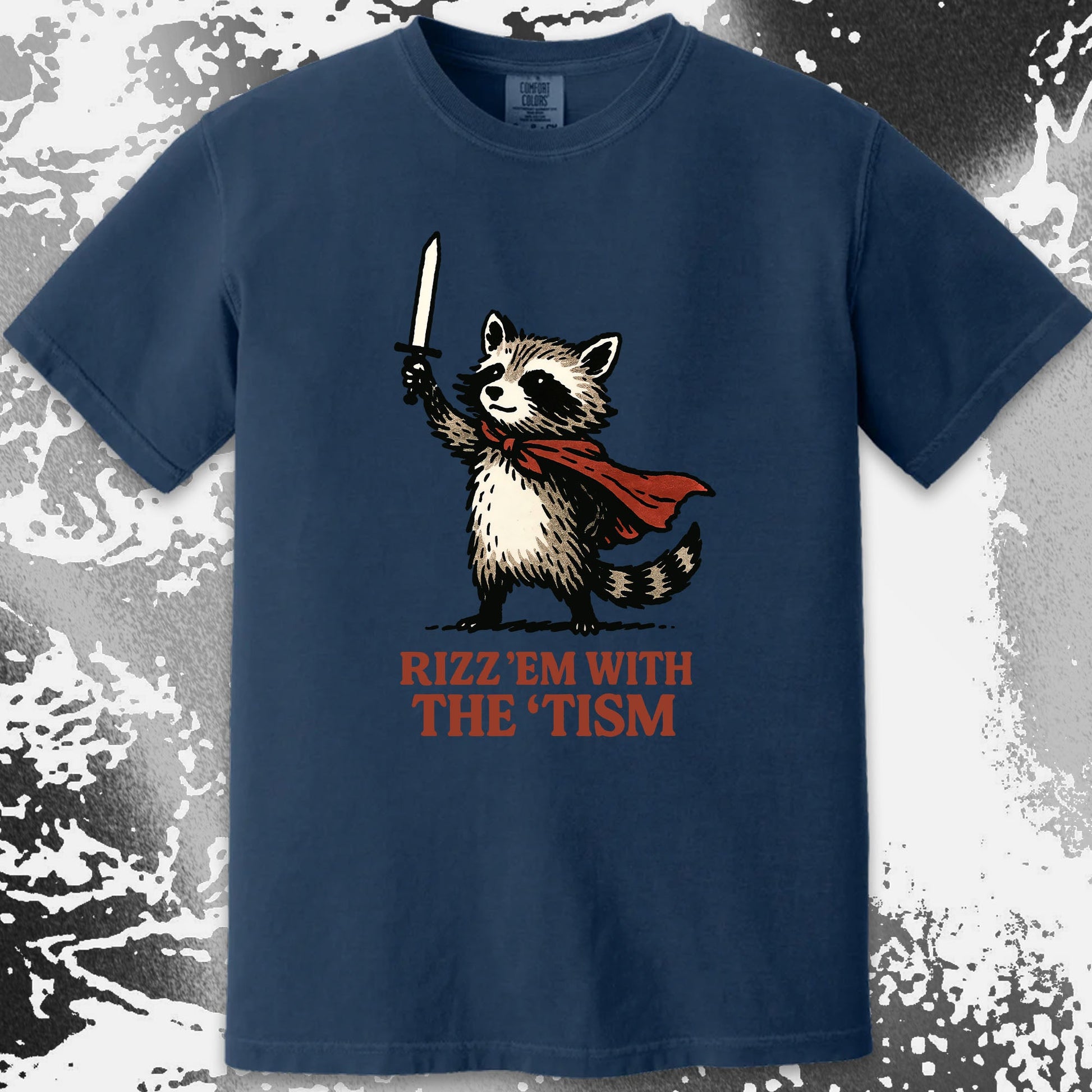 Raccoon Rizz Em With The Tism, funny meme tee gift (view 15)