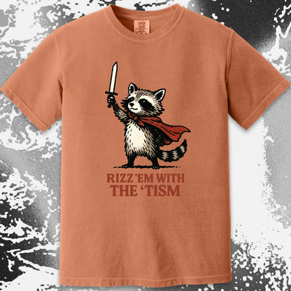 Raccoon Rizz Em With The Tism, funny meme tee gift (view 16)