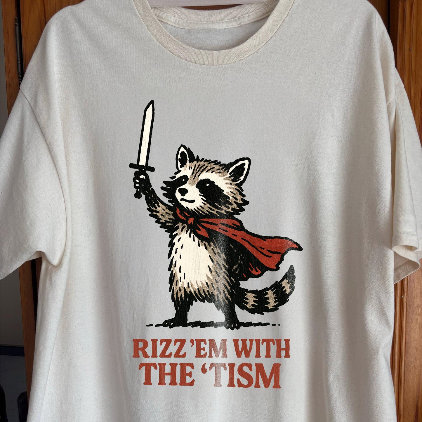 Raccoon Rizz Em With The Tism, funny meme tee gift