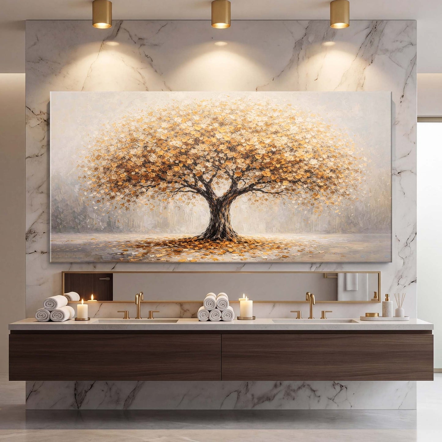Radiant Golden Tree