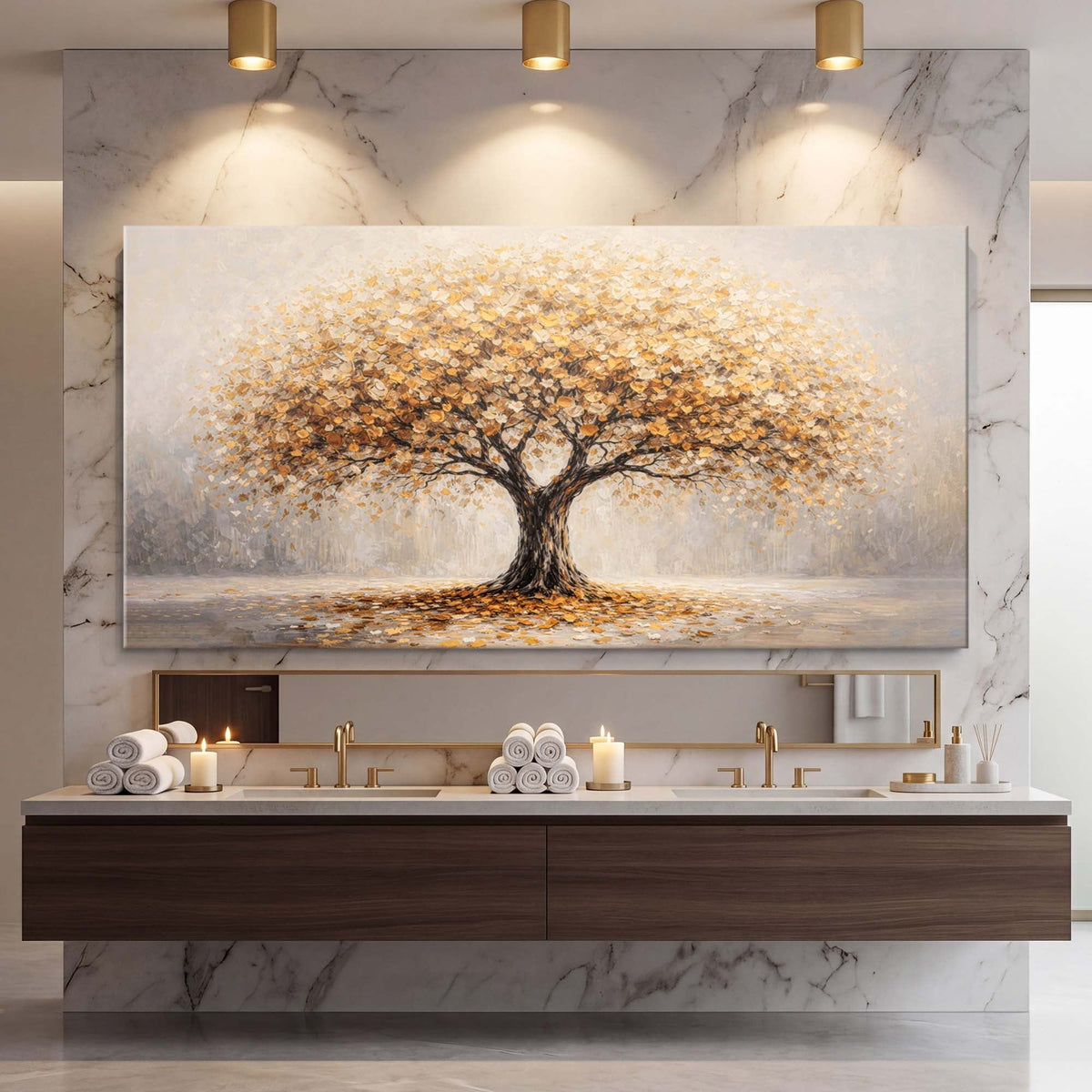 Radiant Golden Tree