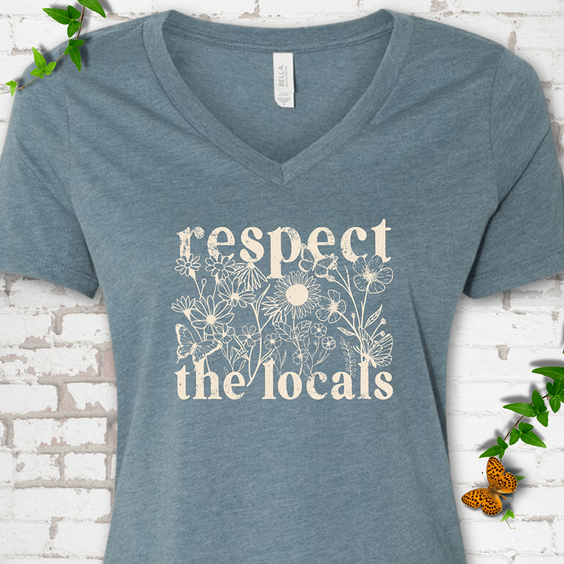 Respect the Locals V-Neck T-Shirt