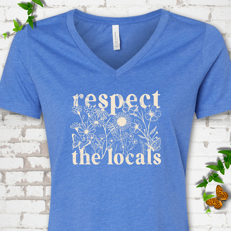 Respect the Locals V-Neck T-Shirt