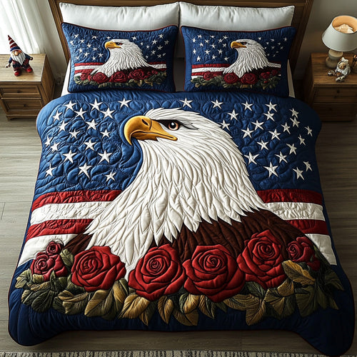 Rise Proud 3-Piece Quilted Bedding Set - Single (59" x 70")