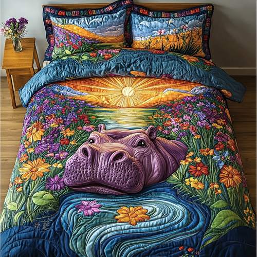 River Roamer 3-Piece Quilted Bedding Set - Single (59" x 70")