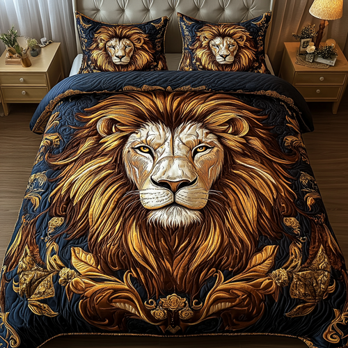 Roaring Legacy 3-Piece Quilted Bedding Set - Single (59" x 70")