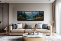 Rocky Mountain National Park Long Horizontal Wall Art Colorado Landcape