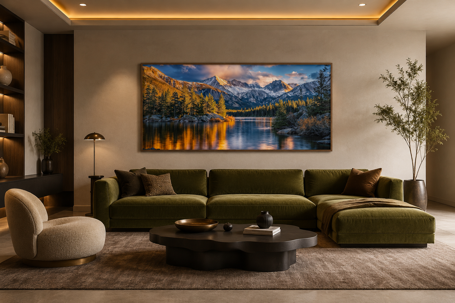 Rocky Mountain National Park Colorado Framed Canvas Wall Art