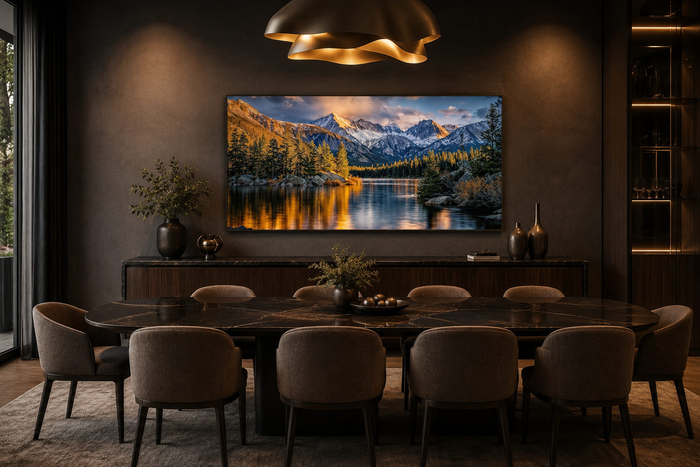 Rocky Mountain National Park Colorado Framed Canvas Wall Art
