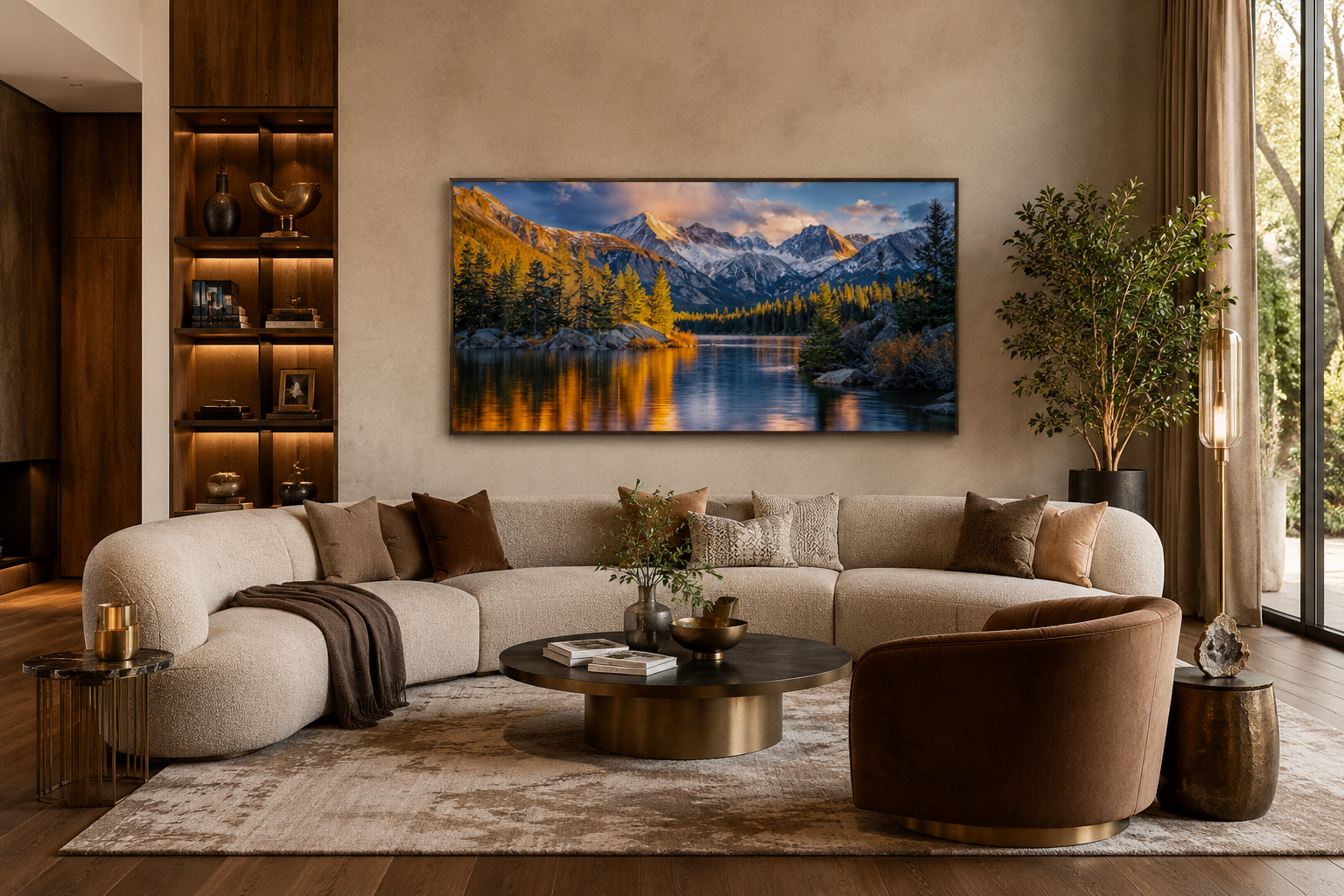 Rocky Mountain National Park Colorado Framed Canvas Wall Art
