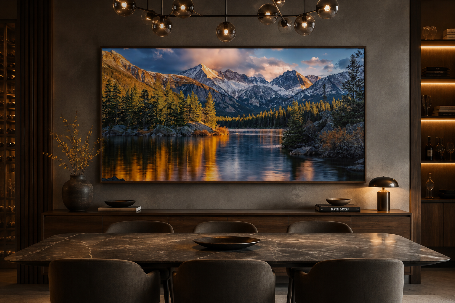 Rocky Mountain National Park Colorado Framed Canvas Wall Art