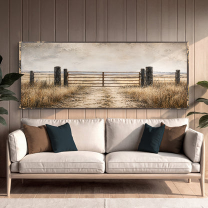 Rustic Ranch Gate