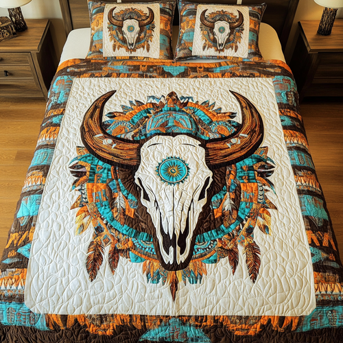Rustic Soul 3-Piece Quilted Bedding Set - Single (59" x 70")