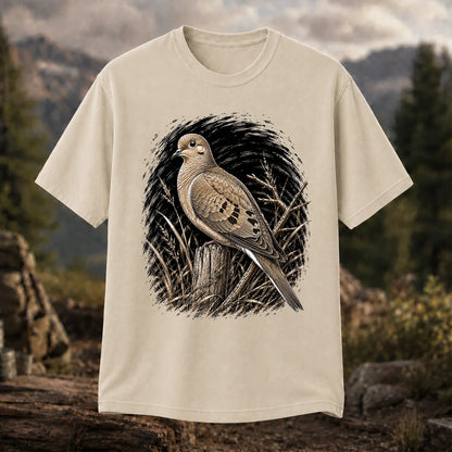 Mourning Dove T-Shirt, Vintage Birdwatcher Nature Tee