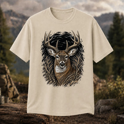 Whitetail Buck T-Shirt, Vintage Deer Hunting Tee