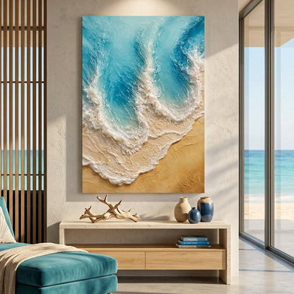 Sandy Shore Waves