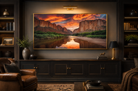Santa Elena Canyon Big Bend National Park Sunset Canvas Wall Art