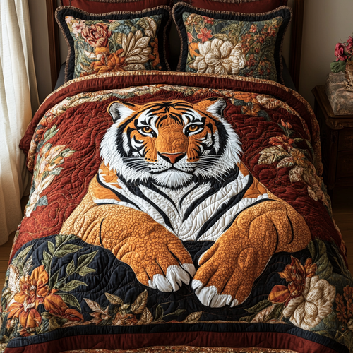 Savage Elegance Quilted Bedding Set - Single (59" x 70")