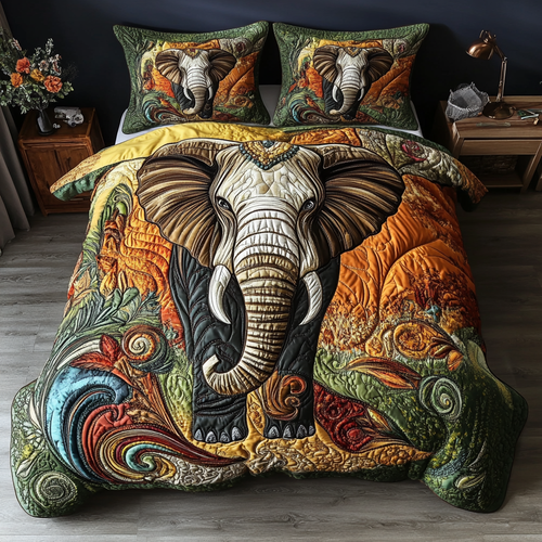 Savanna Dreams 3-Piece Quilted Bedding Set - Single (59" x 70")