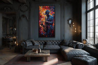 Saxophone Player Jazz Wall Art