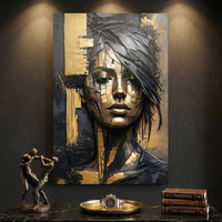 Abstract Sculpted Portrait
