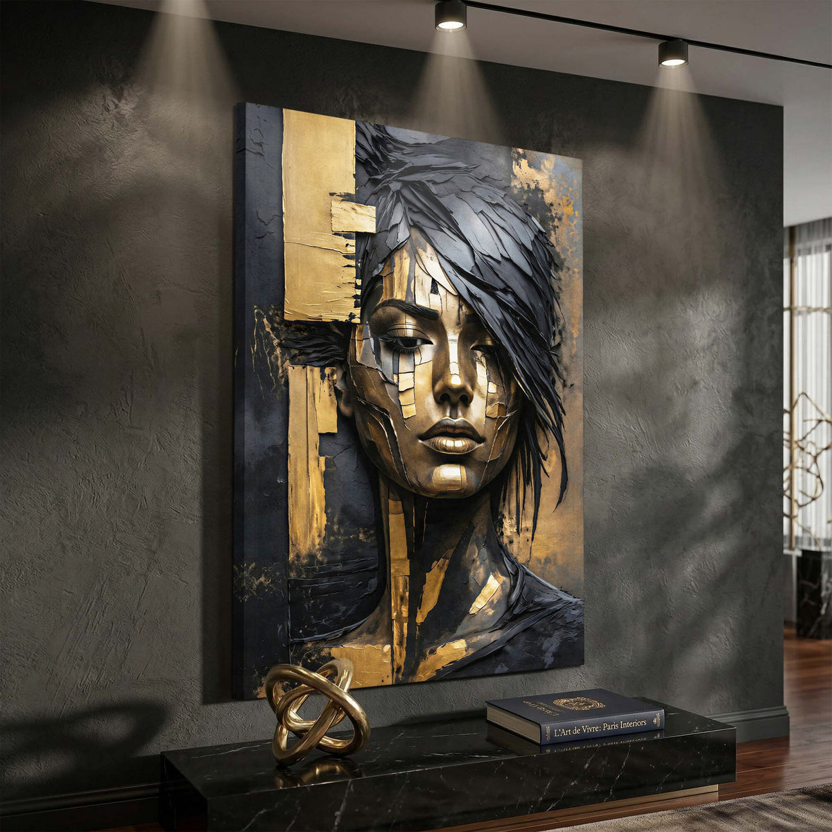 Abstract Sculpted Portrait