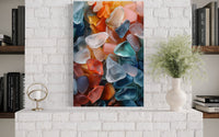 Sea Glass Painting Coastal Wall Art For Bathroom or Beach House
