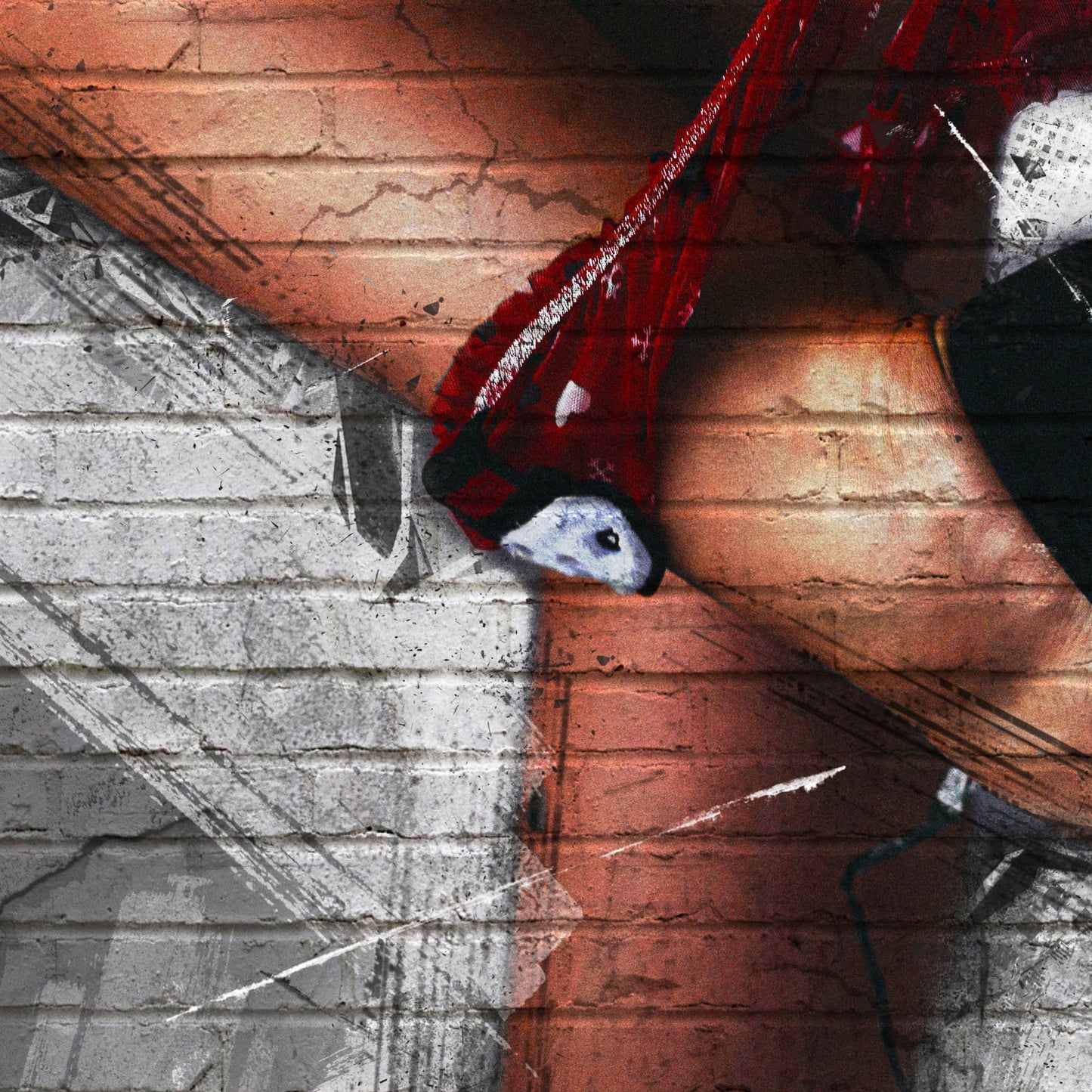 Sensual Graffiti Art Canvas Wall Art