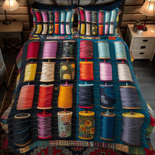 Sewing Studio 3-Piece Quilted Bedding Set - Single (59" x 70")