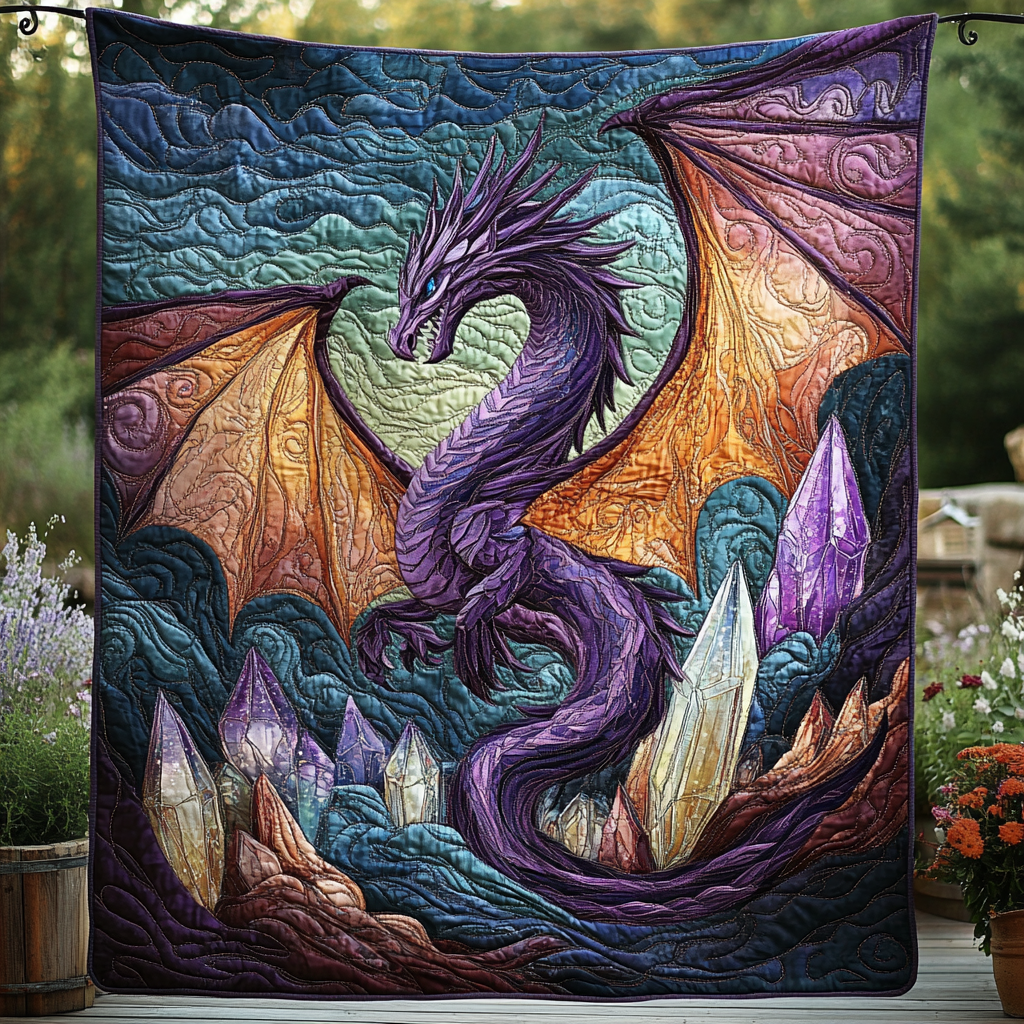 Throw (55'' x 60'') /Shadowflame Quilted Blanket
