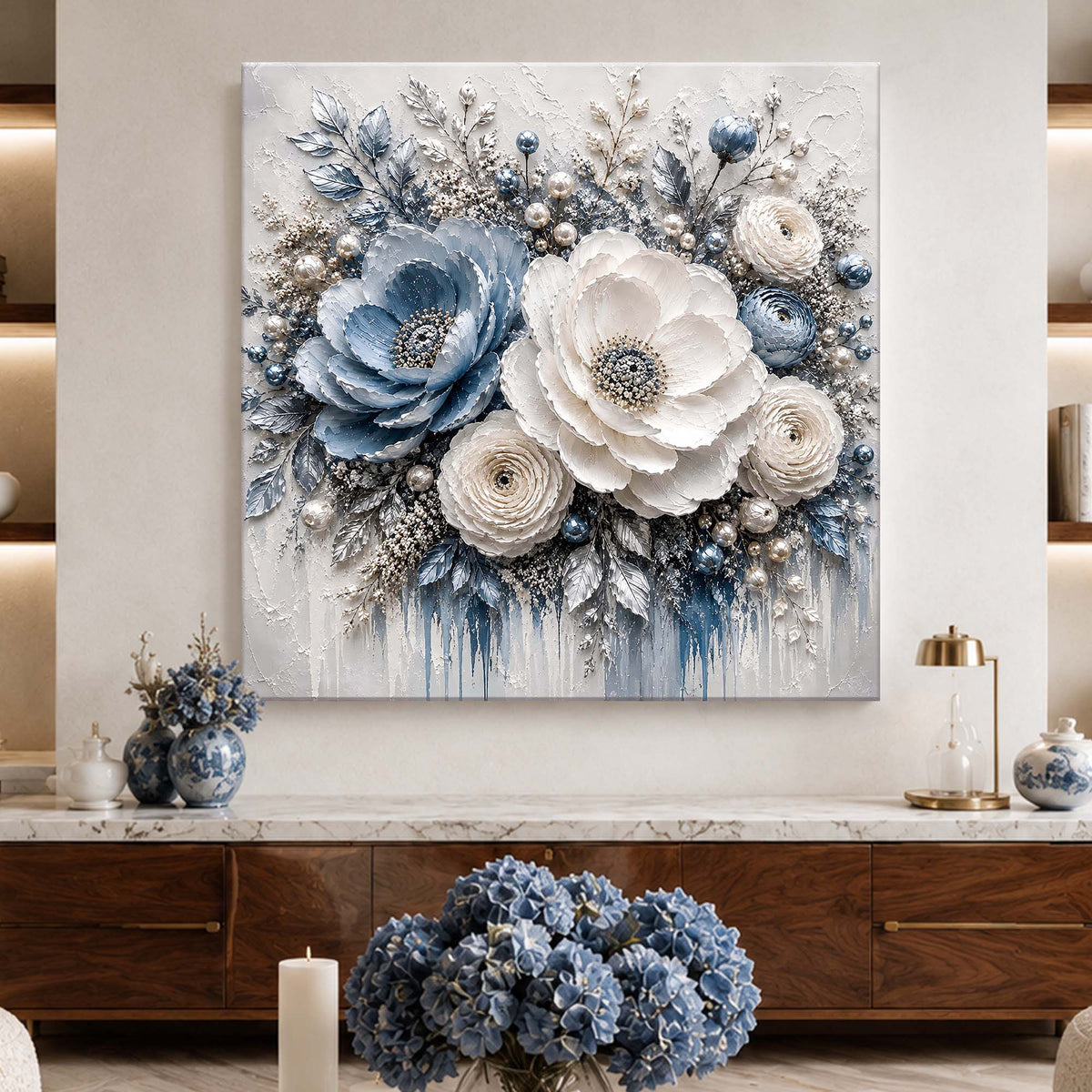 Silver Bloom Elegance