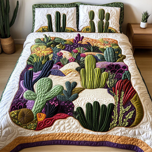 Sonoran Sunset 3-Piece Quilted Bedding Set - Single (59" x 70")