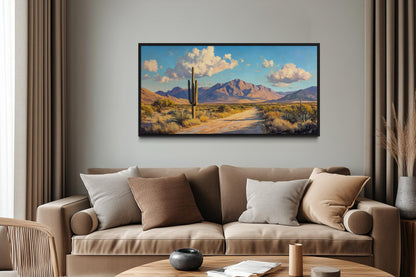 Southwestern Desert Landscape Canvas Wall Art