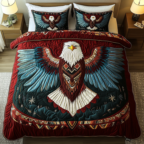 Spirit of the Sky 3-Piece Quilted Bedding Set - Single (59" x 70")