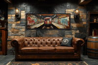 Subway Train Graffiti Urban Street Wall Art Man Cave Or Office