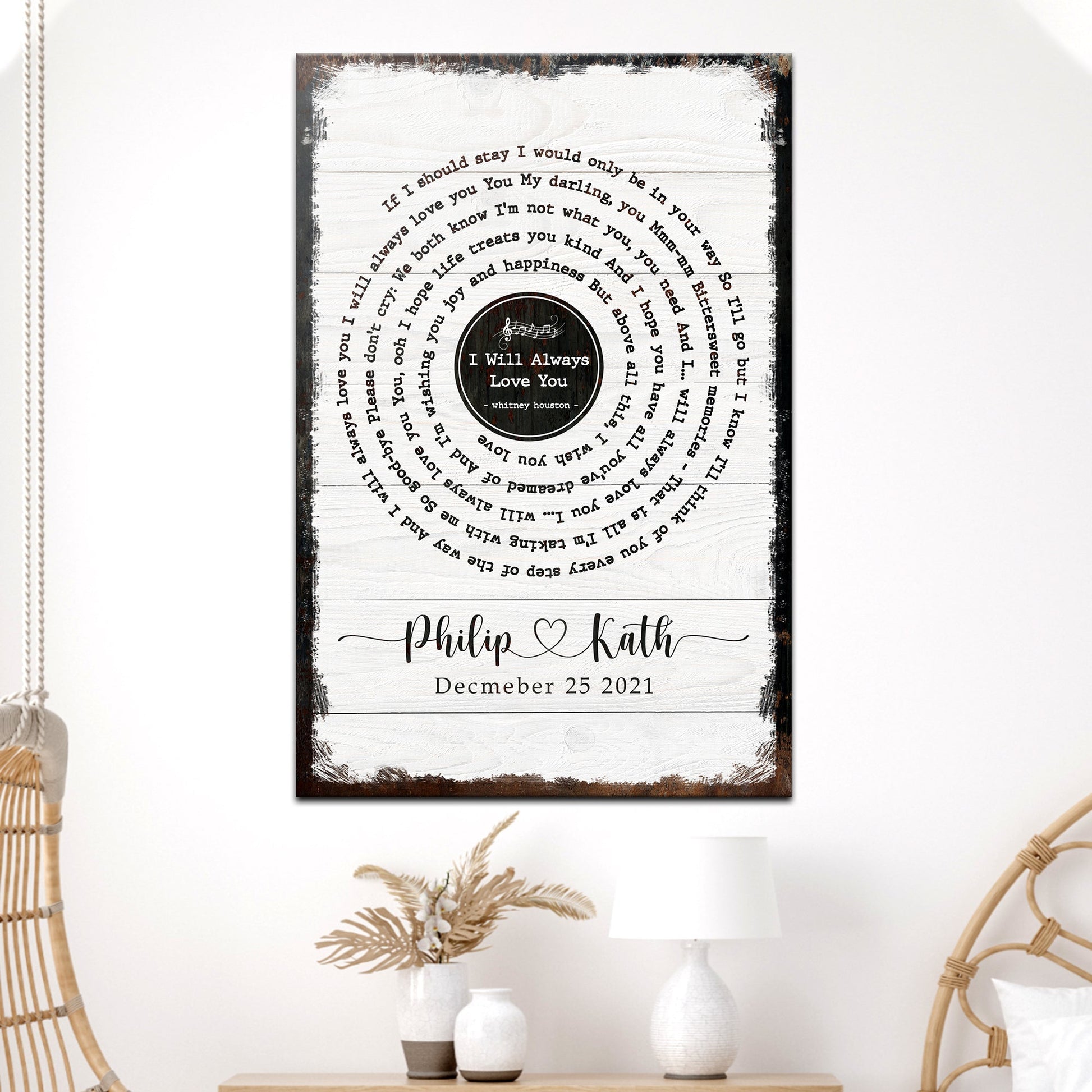 Song Lyrics Sign