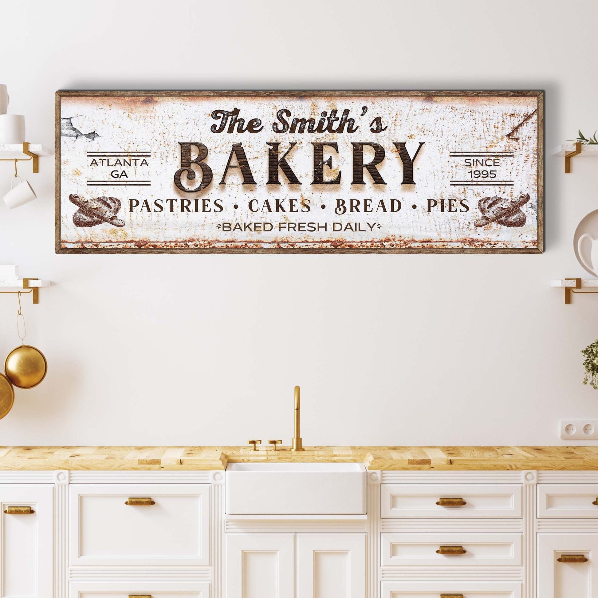 Bakery Sign - Style 1 - canvas