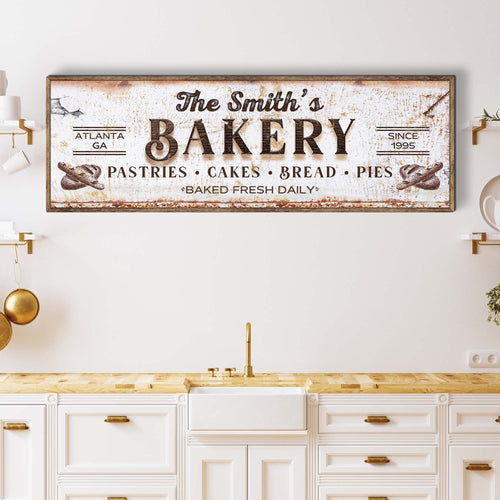 Bakery Sign - Style 1 - canvas