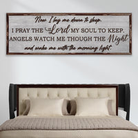 Now I Lay Me Down To Sleep Sign