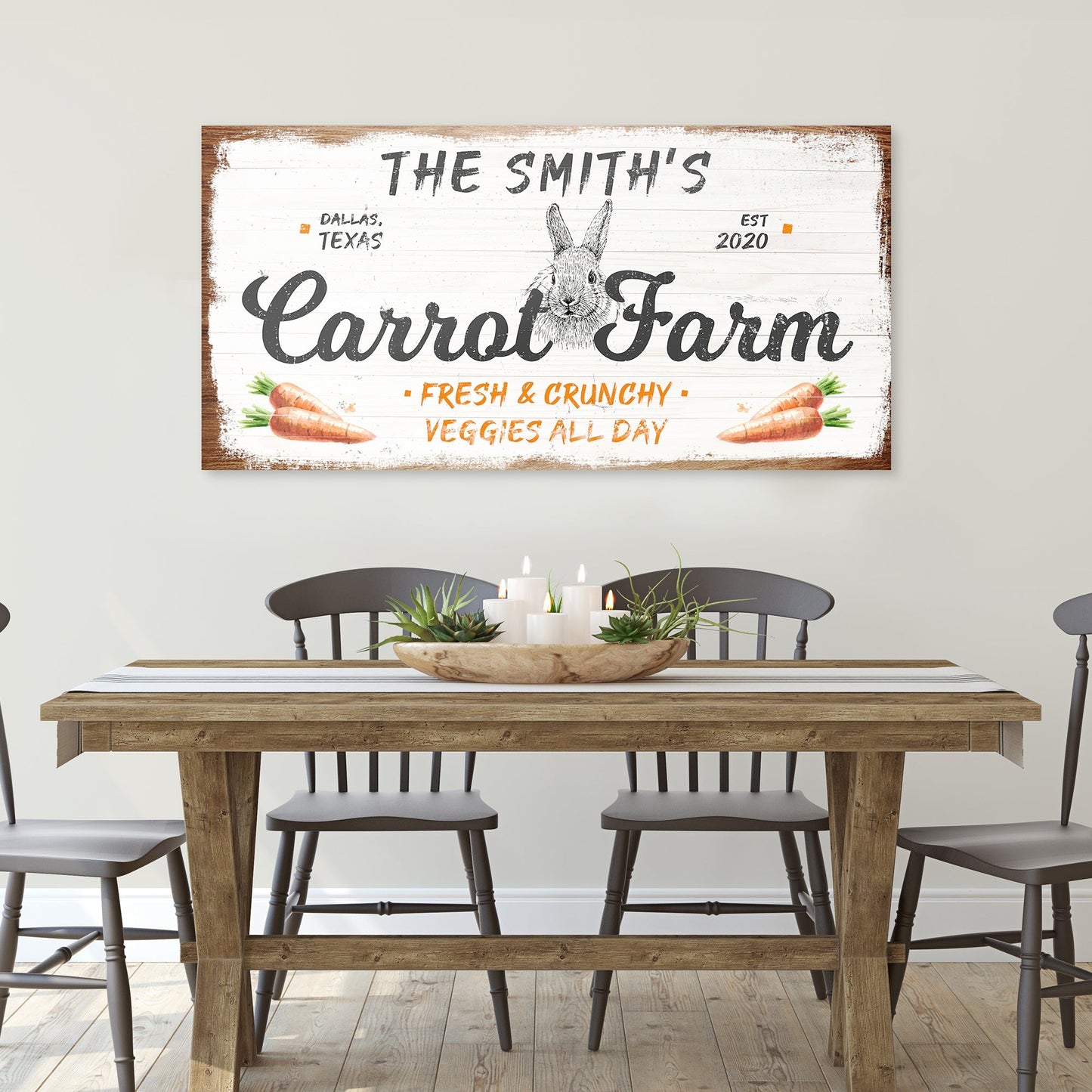 Easter Carrot Farm Sign