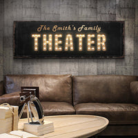 Theater Sign - canvas